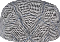 AGGIUS | Checked flat cap Blauw
