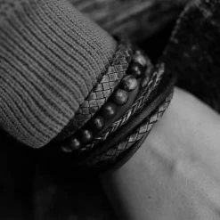 Armband Riley Donkerbruin