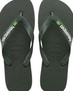 Badslippers Brasil Groen