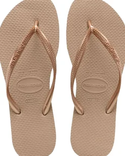 Badslippers Slim Beige