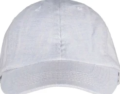 Baseball cap Calso with herringbone Blauw
