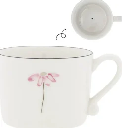 Beker Flower Wit