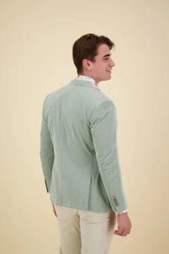 blazer pique Groen