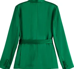 Blazer Satin Groen
