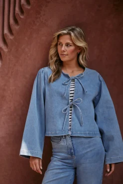 Blouse Bowy  Blauw