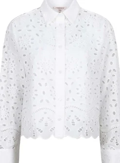 Blouse Broidery Anglaise Wit