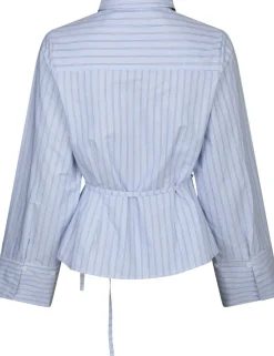 Blouse Clarida Stripe Blauw