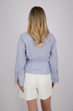 Blouse Clarida Stripe Blauw