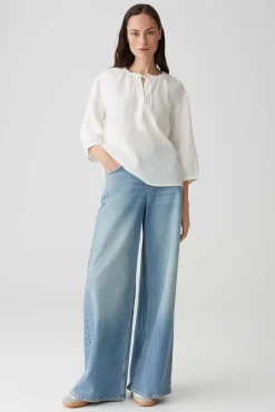 Blouse Fedora Wit