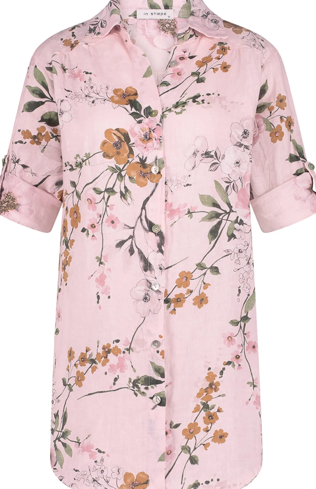 Blouse Femke Romantic Flower Roze