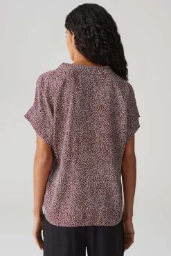 Blouse Filva minimal Rood