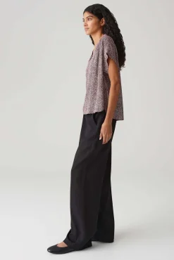Blouse Filva minimal Rood