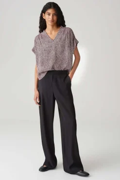 Blouse Filva minimal Rood