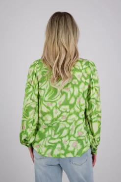Blouse Floral Treasure Groen
