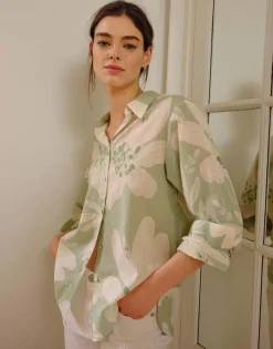 Blouse Fumine Boheme Groen