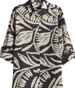 Blouse Fumine Tropical Bruin