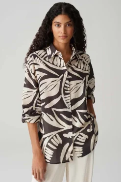 Blouse Fumine Tropical Bruin