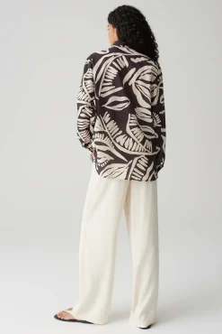 Blouse Fumine Tropical Bruin