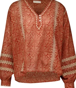 Blouse Ghana Akua Rood