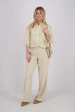 Blouse Lien Wit