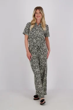 Blouse Linno Zwart