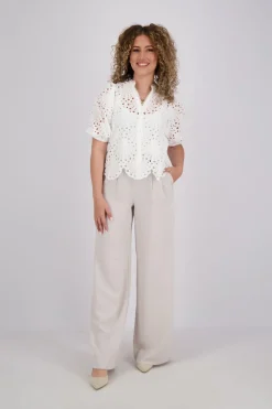 Blouse Naya Anglaise Wit