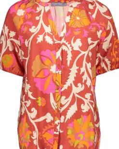 Blouse Print Rood