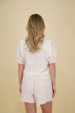 Blouse Rosalie Heart Wit