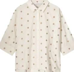 Blouse Scattered Emboidery Wit