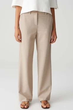 Broek Mauno city Beige