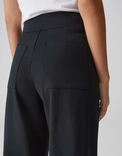 Broek Misha belt Zwart