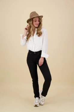 Broek  5-Pocket Superstretch Lang  Zwart