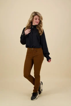 Broek  5-Pocket Superstretch Lang Bruin