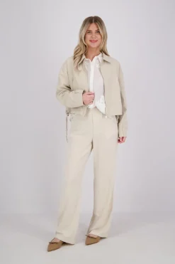 Broek Sanne Aline Wide Bruin