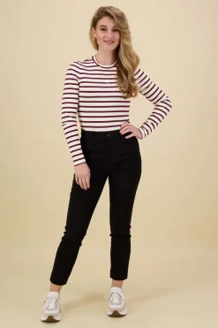 Broek Solvej-ankle Zwart