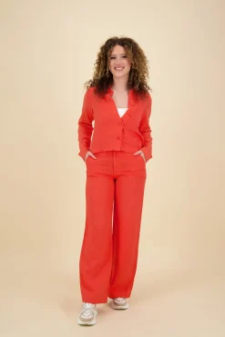 Broek Wide Rood