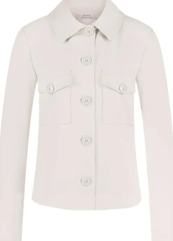 Claire bonded jacket Wit