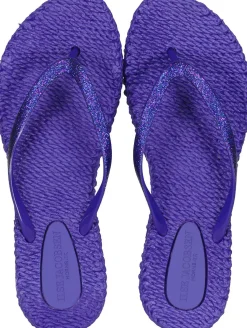 Flipflops With Glitter Blauw