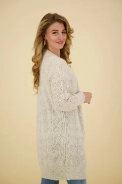 Gebreid Vest Nova Stella Beige