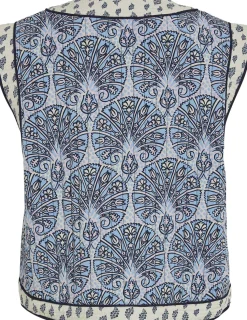 Gilet Delphine Blauw