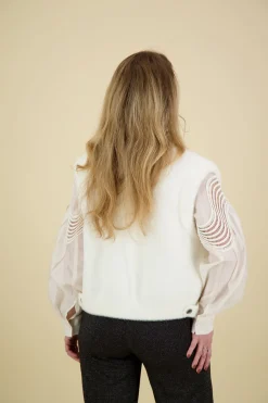 Gilet Elona Wit