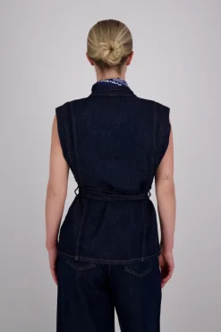 Gilet Josephine Rue Blauw