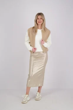 Gilet Short Beige