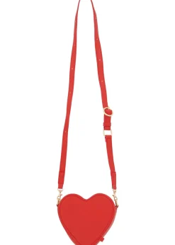 Hart vormige tas Rood