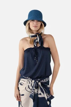 Hoed Besary Blauw