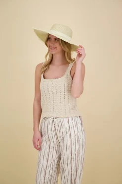 Hoed Moonlight Beige