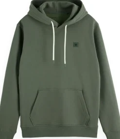 Hoodie Core Logo Badge Groen