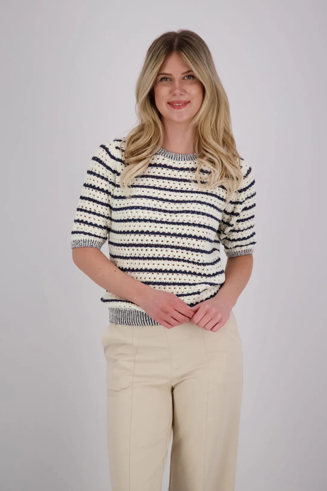 In Shape Pullover Inez Blauw | Gratis bezorging - Bomont.nl