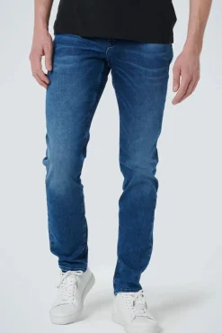 Jeans 711 Regular Stone Used Blauw