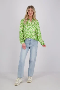 Jeans Embroidery Blauw